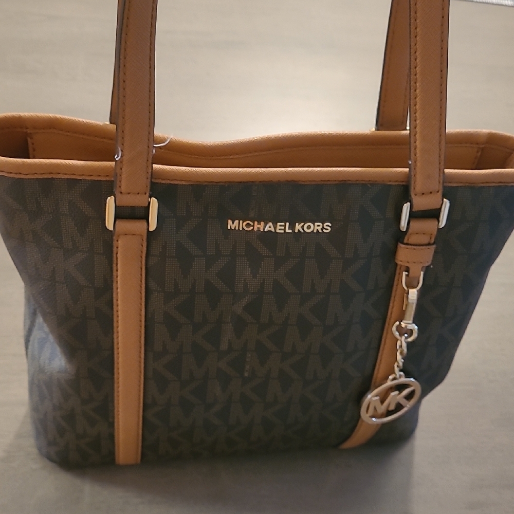 Michael Kors Tote Brown and Tan Women's Bag